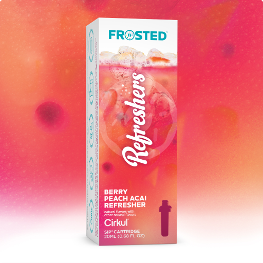 Frosted Berry Peach Acai Refresher